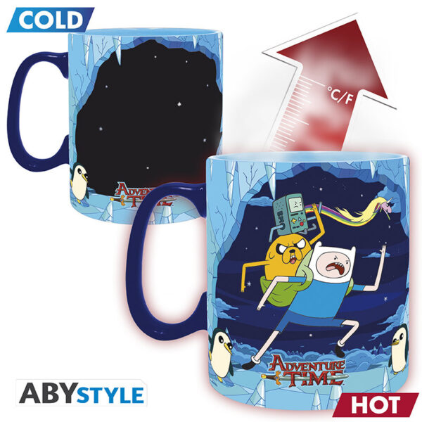 Kubek zmieniający kolor Adventure Time - 460 ml ABYstyle