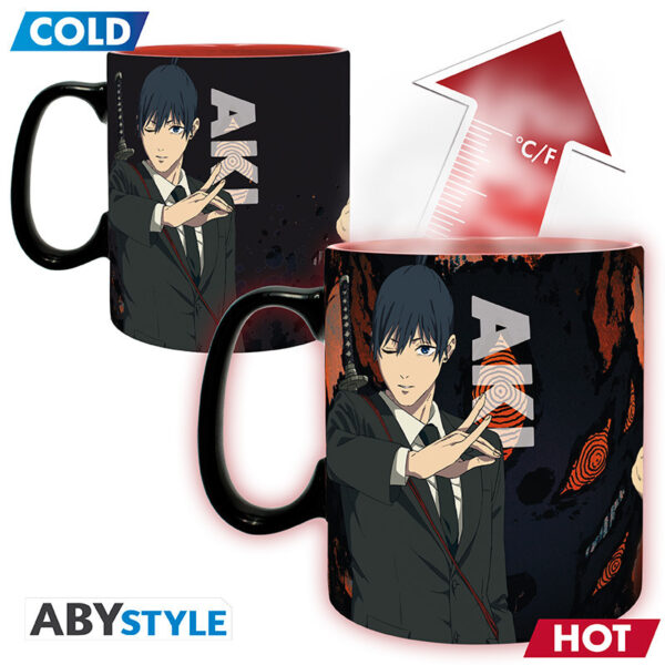 Kubek zmieniający kolor Chainsaw Man - 460 ml Denji & Aki ABYstyle