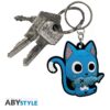 fairy tail keychain pvc happy x4 (1)