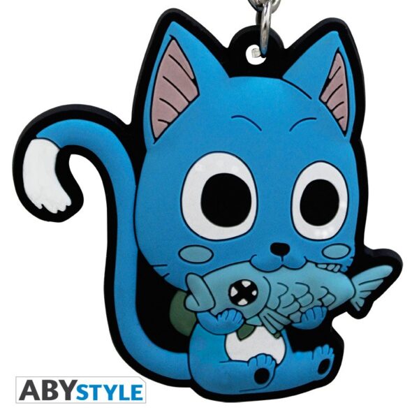 fairy tail keychain pvc happy x4
