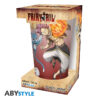 fairy tail large glass 400ml natsu lucy happy plue s7 x2 (1)