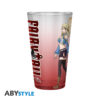 fairy tail large glass 400ml natsu lucy happy plue s7 x2