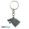 game of thrones keychain 3d stark x4