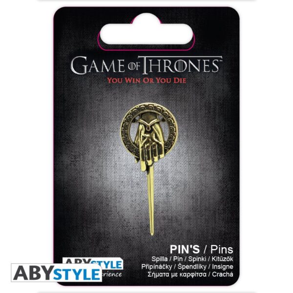 Przypinka 3D Game of Thrones - Hand of the King Namiestnik Króla ABYstyle