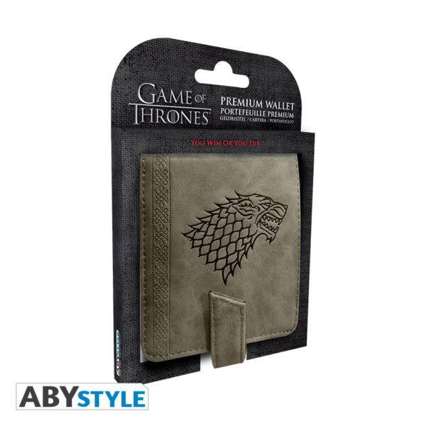 Portfel Premium Game of Thrones - Ród Starków Zamszowy