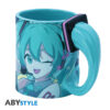 Kubek 3D Hatsune Miku z uchwytem w kształcie kucyków - 460 ml ABYstyle