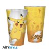 pokemon large glass premium 400ml pikachu foil x2 (1)
