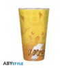 pokemon large glass premium 400ml pikachu foil x2