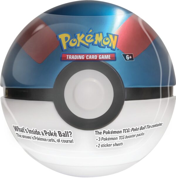 Pokémon TCG Poké Ball Tin 2025 Puszka - 3 Boostery