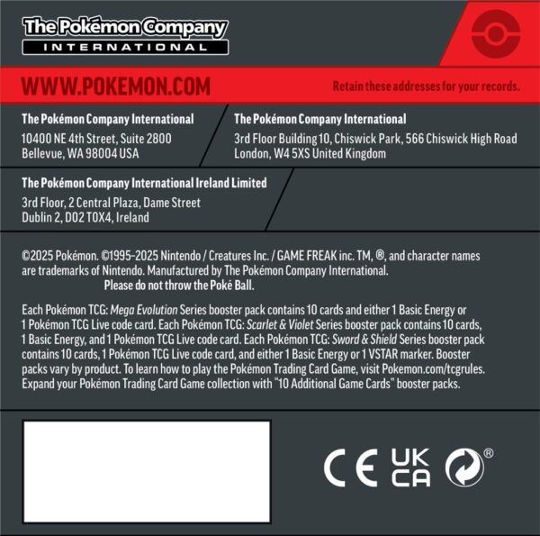 Pokémon TCG Poké Ball Tin 2025 Puszka - 3 Boostery