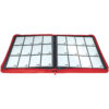ultra pro vivid 12 pocket zippered pro binder red asset2