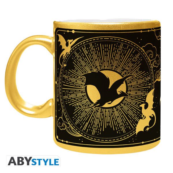 fourth wing mug 320 ml logo subli gold x2