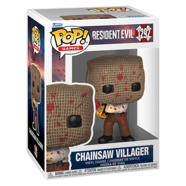 Figurka Funko Pop! #1292 Resident Evil - Chainsaw Villager w pudełku