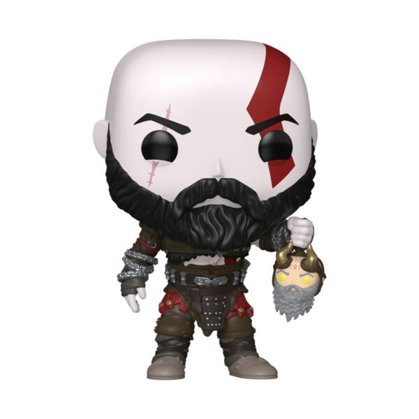 Figurka Funko Pop! #1340 God of War Ragnarök - Kratos with Mimir's Head