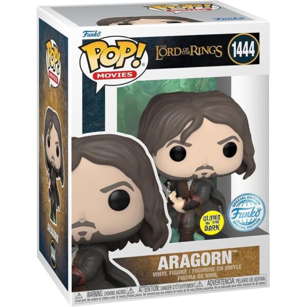 Figurka Funko Pop! #1444 Władca Pierścieni - Aragorn (Army of the Dead) GITD Special Edition w pudełku