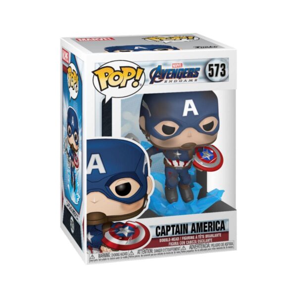 Figurka Funko Pop! #573 Avengers: Endgame - Captain America z Mjolnirem w pudełku