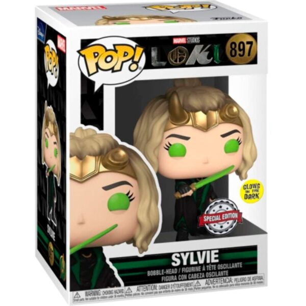 Figurka Funko Pop! #897 Marvel Loki - Sylvie (Glow) Special Edition w pudełku