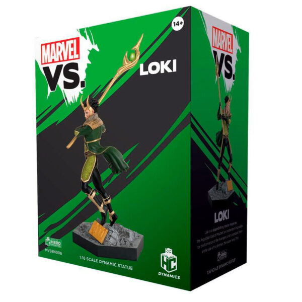 Figurka Loki – Marvel VS. – Eaglemoss Hero Collector w pudełku