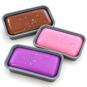 Gniotek Ciasto XXL w pojemniku – squishy antystresowy, 3 smaki (wysyłka losowa)
