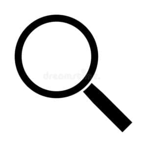 search find lupa icon logo illustration flat vector sign isolated white background simple graphic web design 153736337