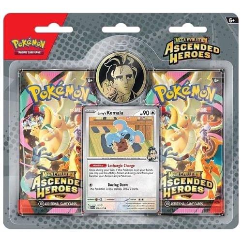 Pokemon TCG: Mega Evolution - Ascended Heroes - 2-pack Larry’s Komola